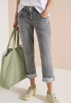 Jeans Straight Legs avec détail d'ourlet