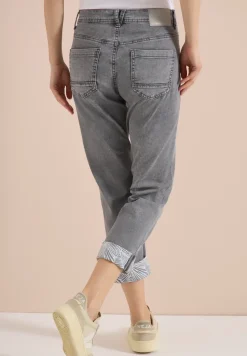 Jeans Straight Legs avec détail d'ourlet