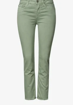 Jeans Straight Legs avec ourlet ouvert