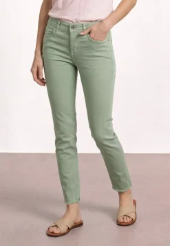 Jeans Straight Legs avec ourlet ouvert