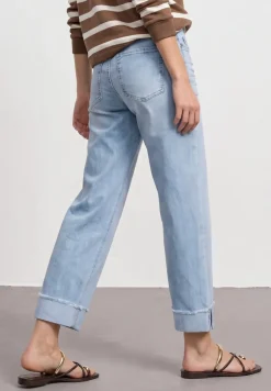 Jean Straight Leg mi-longs, coupe décontractée