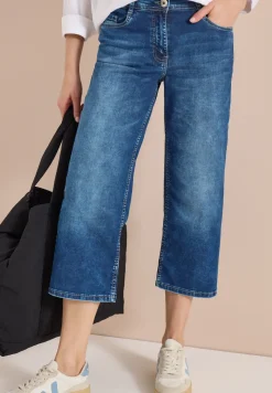 Jeans 3/4 Wide Leg en Loose Fit