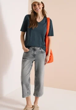 Jeans 3/4 Wide Leg en Loose Fit
