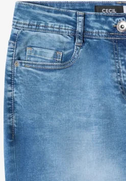 Jeans 3/4 Wide Leg en Loose Fit