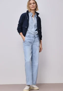 Jeans Wide Legs à l'aspect bleached