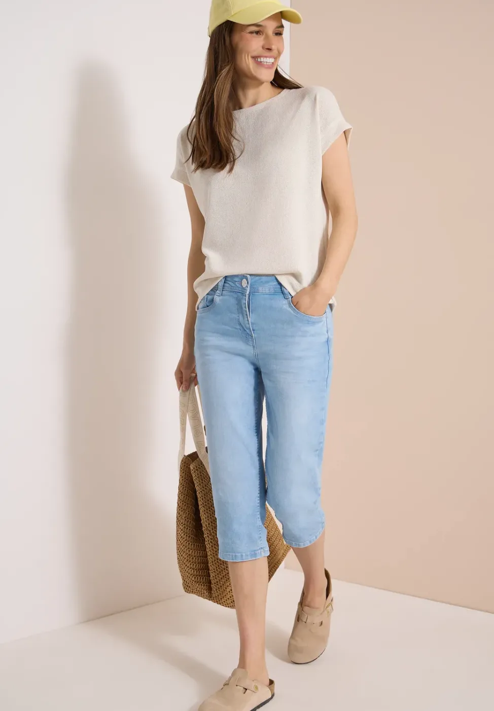 Jean taille haute Slim Leg à la coupe slim