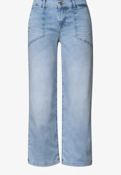 Jean taille moyenne Culotte en coupe loose