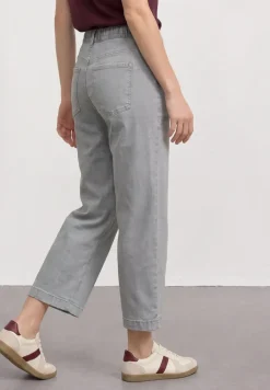 Jean taille moyenne Culotte en coupe loose