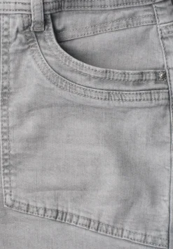 Jean taille moyenne Culotte en coupe loose