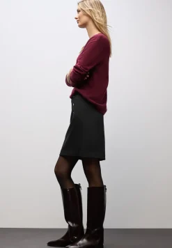 Jupe avec détail de boutons