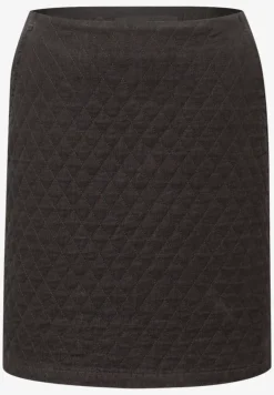 Jupe avec motif piqué