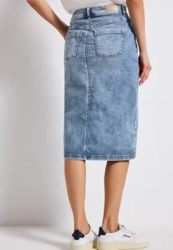 Jupe en jean avec fente