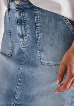 Jupe en jean avec fente