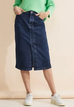 Jupe en jean midi