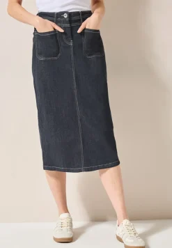 Jupe en jean midi
