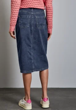 Jupe en jean midi