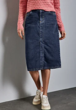 Jupe en jean midi