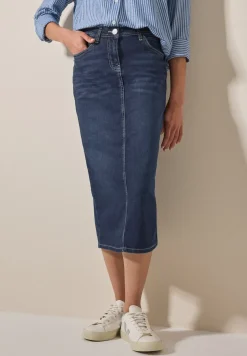 Jupe en jean midi