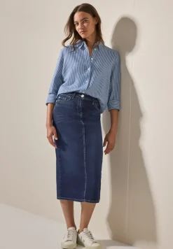 Jupe en jean midi