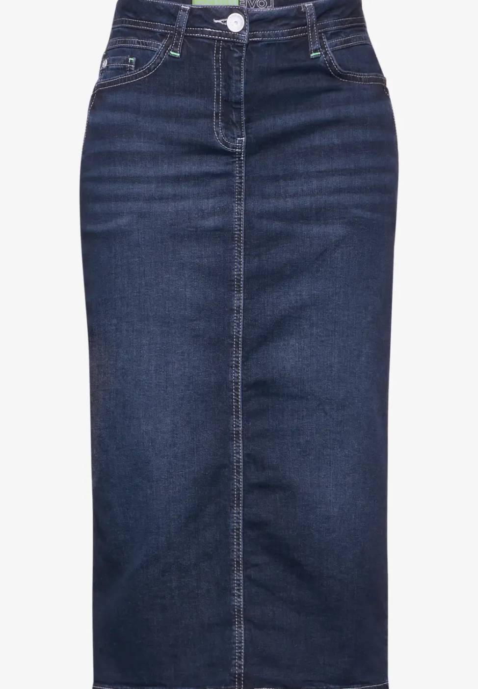 Jupe en jean midi