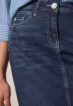 Jupe en jean midi