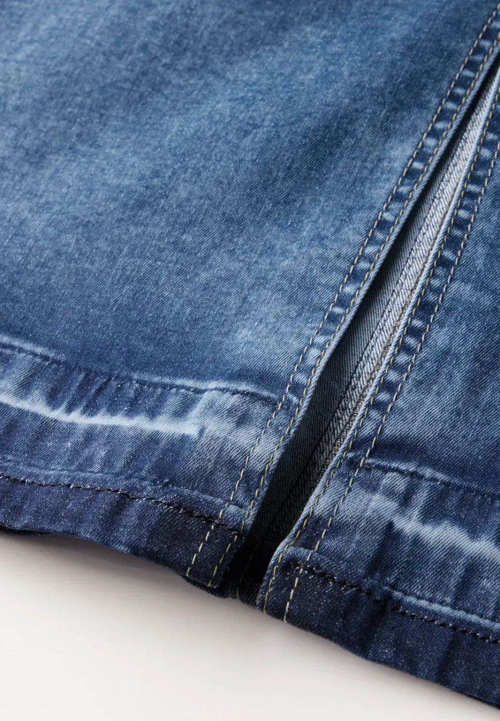 Jupe en jean midi