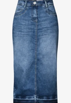 Jupe en jean midi