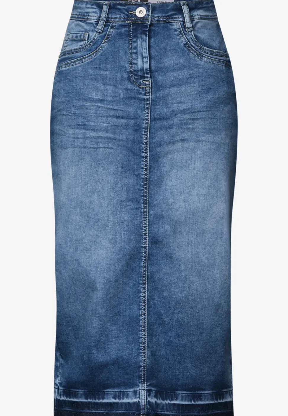 Jupe en jean midi