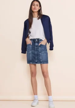 Jupe en jean 5 poches