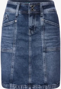 Jupe en jean 5 poches
