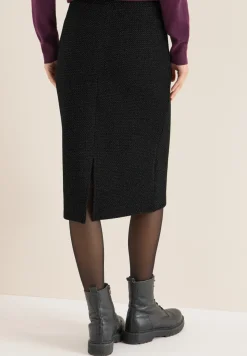 Jupe en satin midi