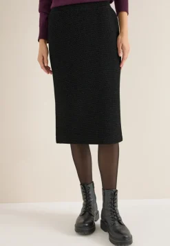Jupe en satin midi