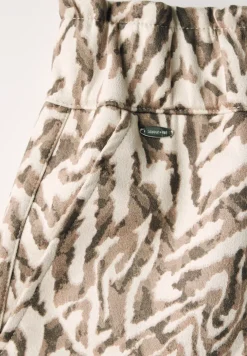 Jupe en velours Paperbag