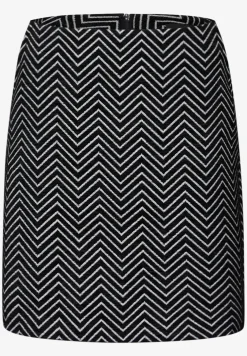 Jupe Jacquard en zigzag