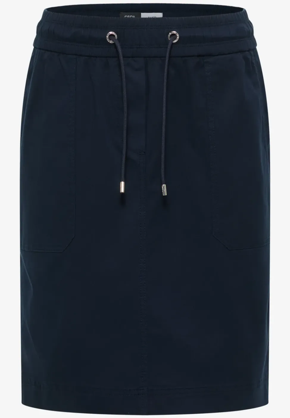 Jupe longue au genou, look délavé