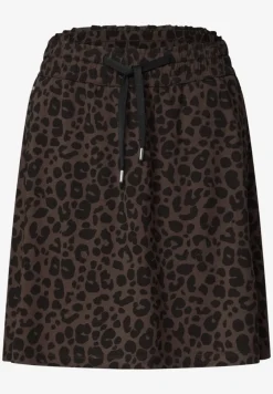 Jupe longueur genou avec élastique à la taille