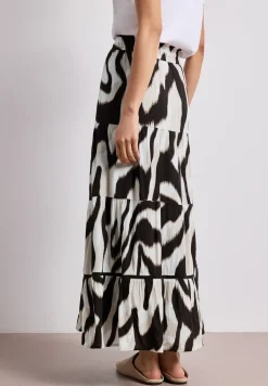 Jupe maxi en mousseline imprimée
