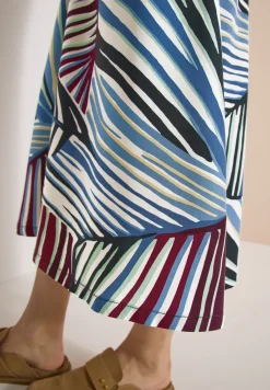 Jupe midi avec motif graphique
