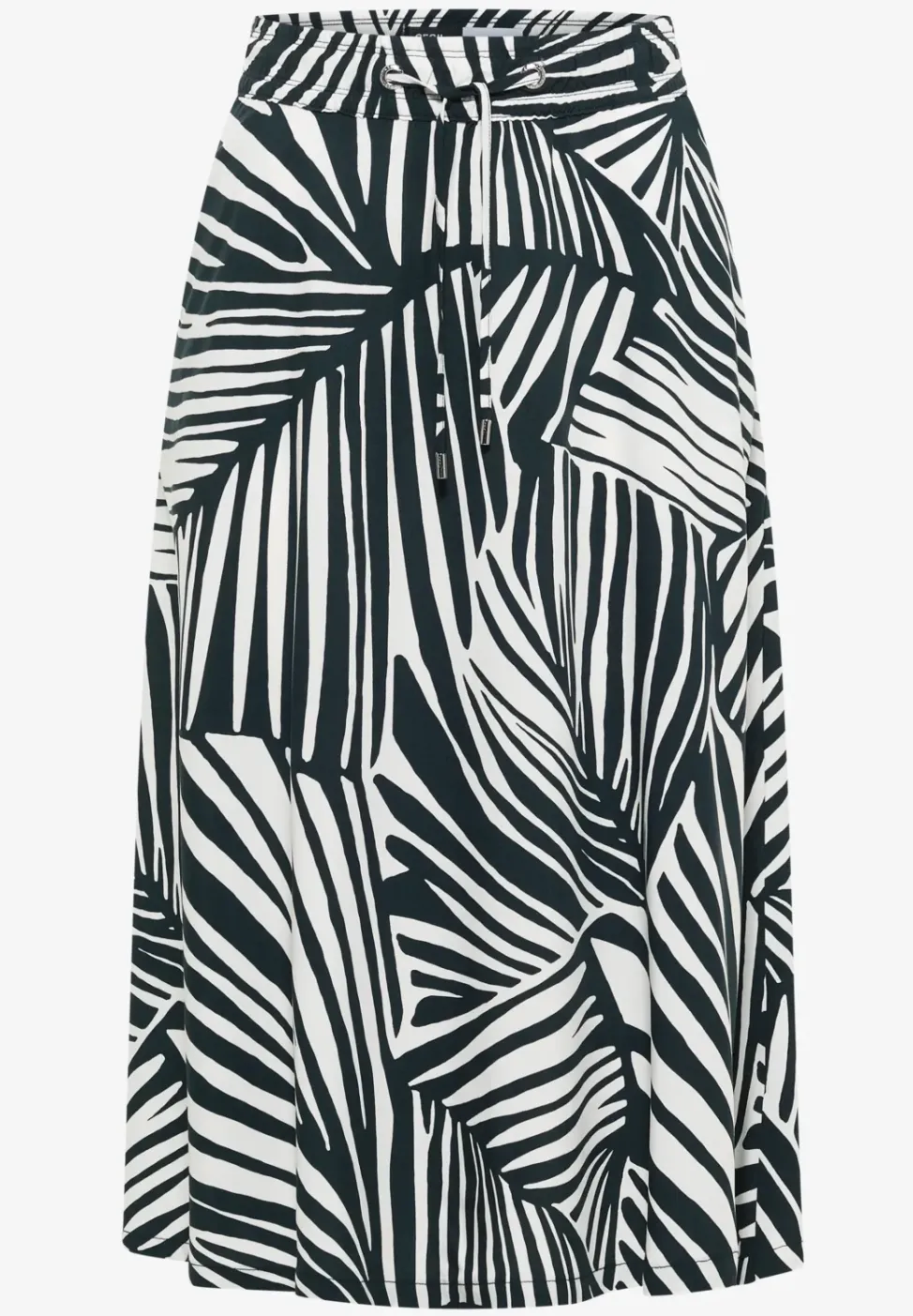 Jupe midi avec motif graphique