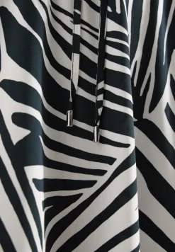 Jupe midi avec motif graphique