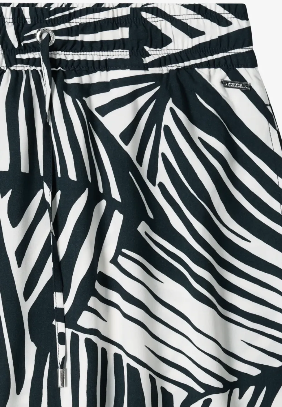 Jupe midi avec motif graphique