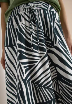 Jupe midi avec motif graphique