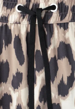 Jupe midi avec taille élastique et imprimé