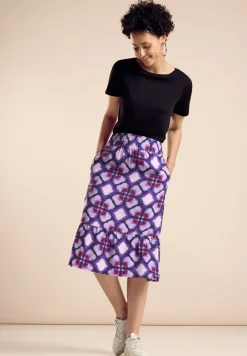 Jupe midi en jersey
