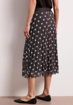 Jupe midi en maille avec imprimé
