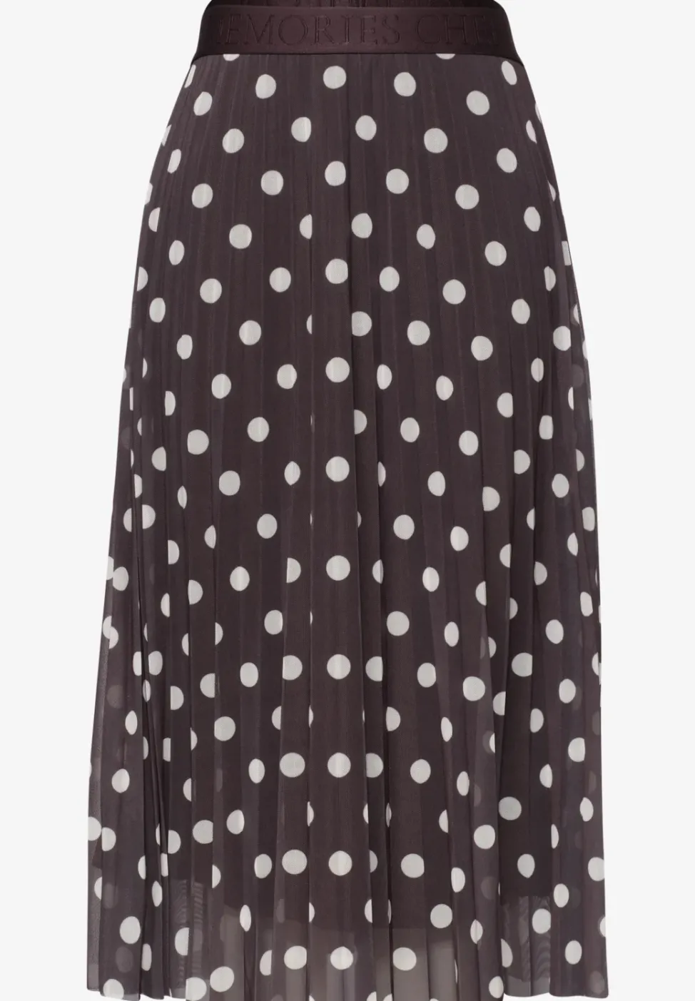 Jupe midi en maille avec imprimé