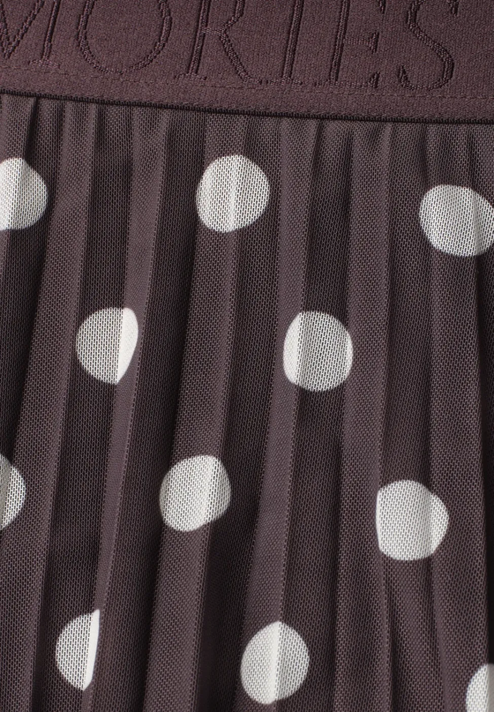 Jupe midi en maille avec imprimé