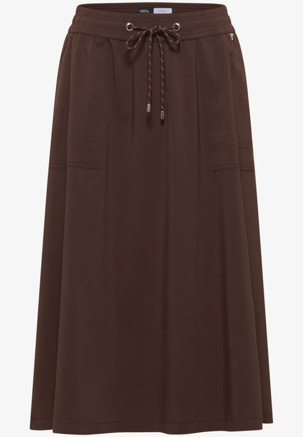 Jupe midi stretch
