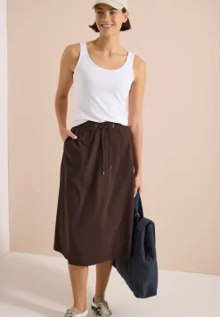 Jupe midi stretch