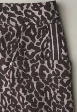 Jupe à motif léopard